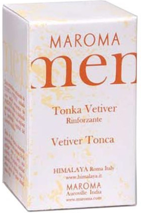 Maroma Men, Profumo Essenziale Tonka Vetiver, 10 Ml.