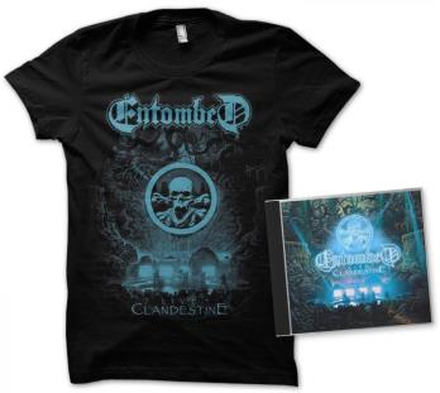 Entombed: Clandestine - Live (+T-shirt XL)