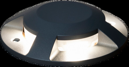 Markspot LED 12W 4-väg 4,5 cm