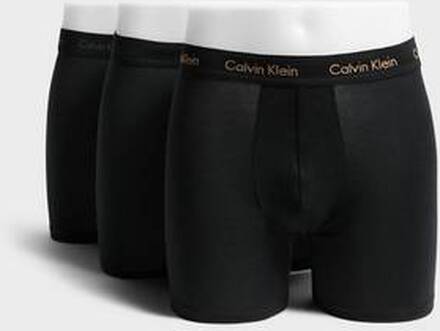 Calvin Klein Underwear Underbukser Cotton Stretch Boxer Briefs 3-pk Svart