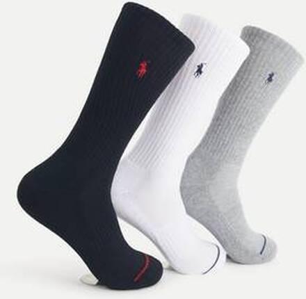 Polo Ralph Lauren Strumpor 3-pack Rib Sock Multi