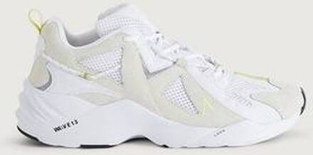 ARKK Copenhagen Sneakers Tuzon Suede W13 White Neon Yellow Vit
