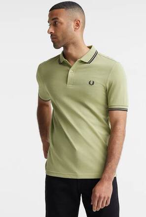 Fred Perry Piké Twin Tipped FP Shirt Grønn