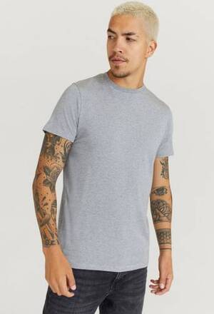 Resteröds T-Shirt R-neck Tee Bamboo Grå