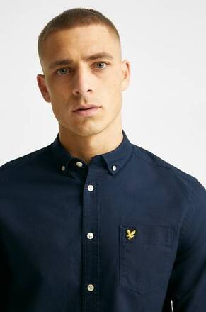 Lyle & Scott Skjorta Regular Fit Light Weight Oxford Shirt Blå