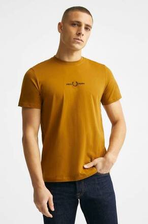 Fred Perry T-shirt Embroidered T-Shirt Brun