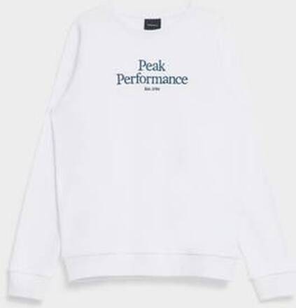 Peak Performance Sweatshirt Jr Original Crew Hvit