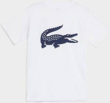 Lacoste T-shirt Big Logo T-Shirt Hvit