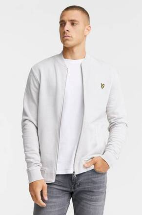 Lyle & Scott Jakke Garment Dyed Bomber Hvit