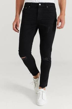 William Baxter Jeans Toby Skinny Cropped Jeans Svart