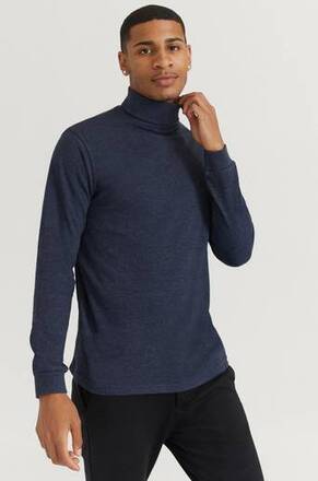 Studio Total Pologenser Roll Neck Blå