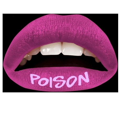 Roze lip tattoo Poison