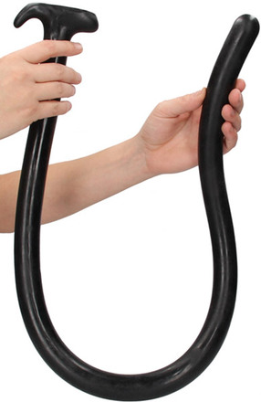 Ass Snake Dildo Black 100 cm Extra lång analdildo