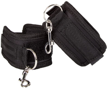 Diabolique Beginner Velcro Cuffs Black Handbojor