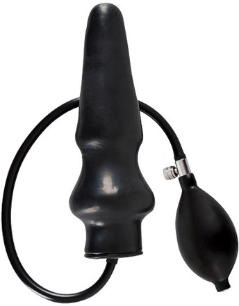 Inflatable Latex Plug 20 cm Uppblåsbar analplugg