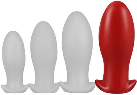 Eggplay Plug Drakar Egg Red XL Paksu anaalitappi