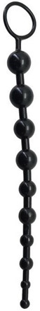 TOYZ4LOVERS Timeless Jelly 10 Black Anal beads