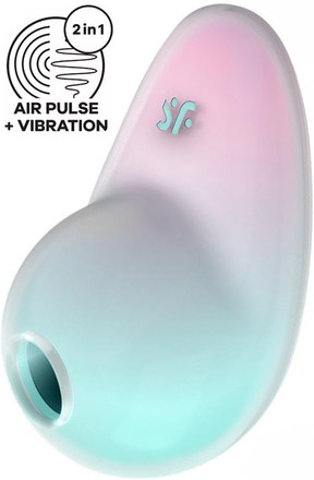 Satisfyer Pixie Dust Clitoral Stimulator Mint Pink Paineilmavibraattori
