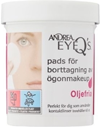 EyeQ Oil Free Makeup Remover Pads 65 st/paket
