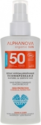 Alphanova Sun Spf 50 Sun Spray Travel Size 90 gram