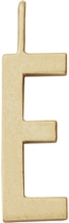 Design Letters Archetype Charm 16 mm Gold A-Z E