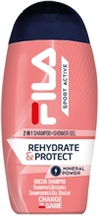 FILA Rehydrate & Protect 2in1 Shampoo & Shower Gel 250 ml