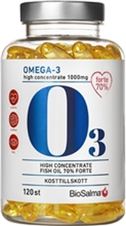 BioSalma Omega3 Forte 70% 1000mg 120 kapslar