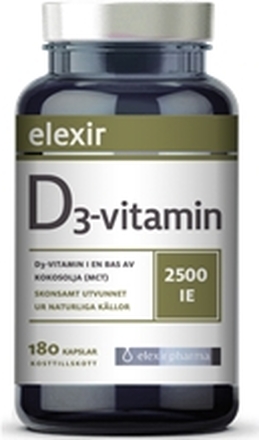 D3-vitamin 2500 IE 180 kapslar