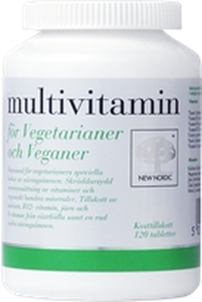 Multivitamin för vegetarianer och veganer 120 tabletter