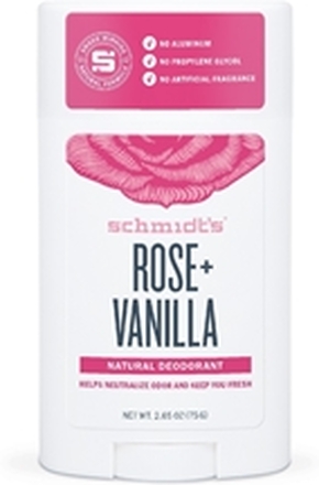 Schmidt's Rose & Vanilla Deo Stick 75 gr