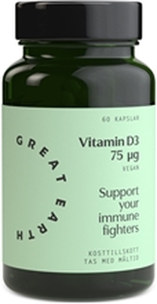 Vitamin D3 Vegan 60 kapselia