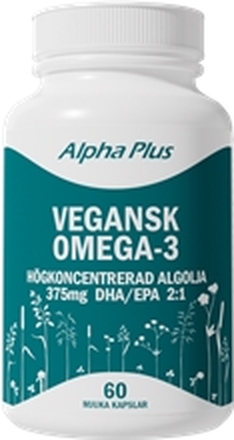 Vegansk Omega 3 60 kapselia