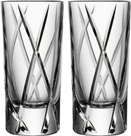 City shotglas 2-pack 1 set Klar