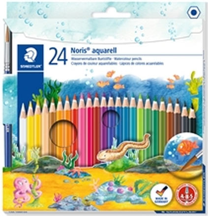 Färgblyertspenna Noris Akvarell 24-pack