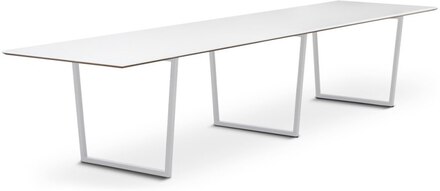 Konferensbord Framie, vit bordsskiva, 360 x 100, Vit