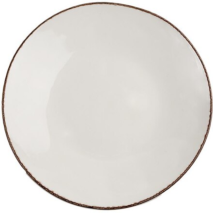 Tallrik Fortuna, dia 30 cm, flat, beige