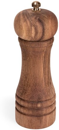 Salt- och pepparkvarn, 16 cm, keramiskt verk, Akacia