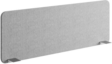 Bordsskärm Silencio Basic, grå, 160x51,5x2,2 cm