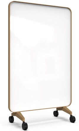Frame Mobile, dubbelsidig glasskrivtavla, 120x196 cm, Pure, ek-ram