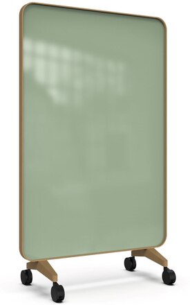 Frame Mobile, dubbelsidig glasskrivtavla, 120x196 cm, Gentle, ek-ram