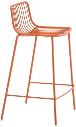 Barstol Nolita 3657, sh.65 cm, stapelbar, orange