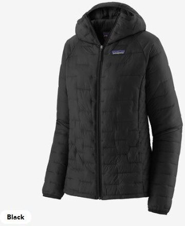 Patagonia Micro Puff Hoody Women Black