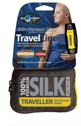 Sea to Summit Silk Stretch Liner Travel Navy