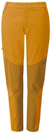 Rab Torque Mountain Pants Women Dark Butternut/Footprint