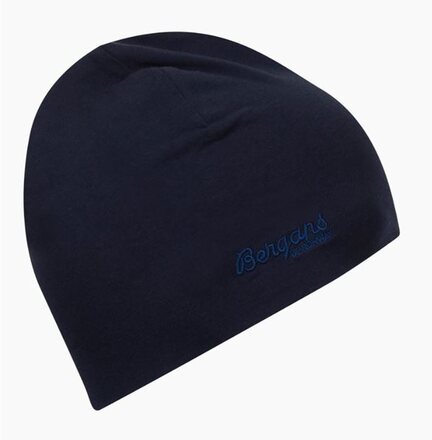 Bergans Kids Cotton Beanie Navy Blue