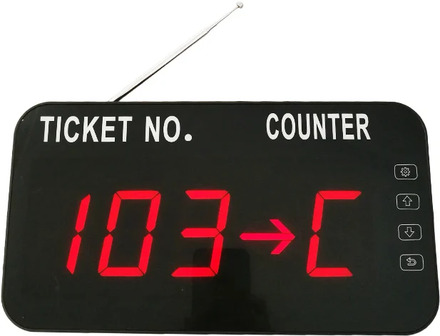 Ycall 433.92mhz Wireless LED Number Display Receiver for Queue Calling Management System