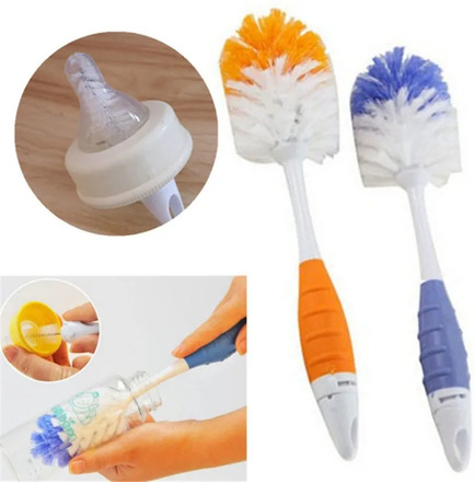 Baby Bottle Brushes For Cleaning Kids Milk Feed Bottle Nipple Pacifier Nozzle Spout Tube Cleaning Brush Sets Bottle Brushes