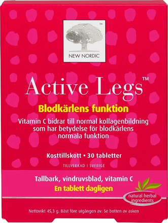 New Nordic Active Legs Tablett 30 st