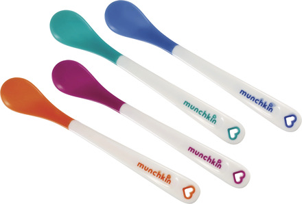 Munchkin White Hot Safety Spoons Barnsked 4-pack