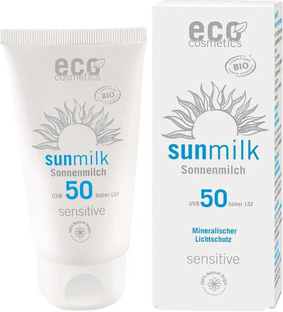 Eco Cosmetics Sun Milk Sensitive SPF50 75 ml